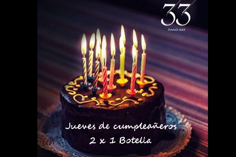 Viernes de Cumpleañeros - 33 Piano Bar - Funshaft