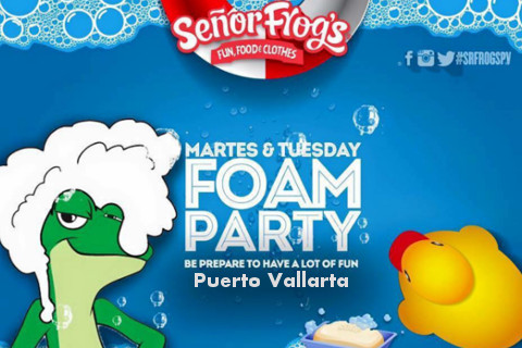 Promo for Tuesdays Senior Frogs