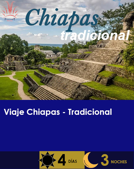 Promo de viaje de Funshaft travel Viaje a Chiapas Tradicional