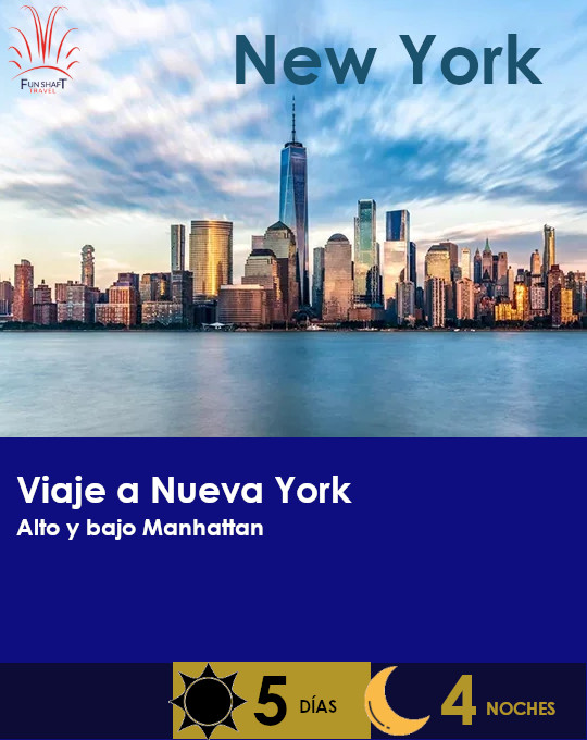 Promo de viaje a Nueva York de Funshaft travel